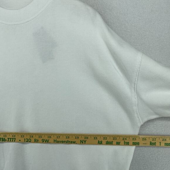 ABERCROMBIE & FITCH Sweatshirt Womens M Fleece Soft A&F Side Zip Slit White NEW - Picture 13 of 15